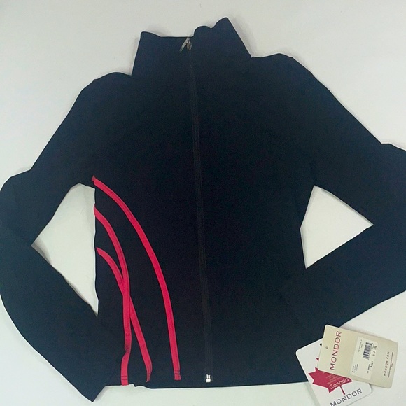 MONDOR Jackets & Coats Mondor Figure Skating Black Jacket Nwt